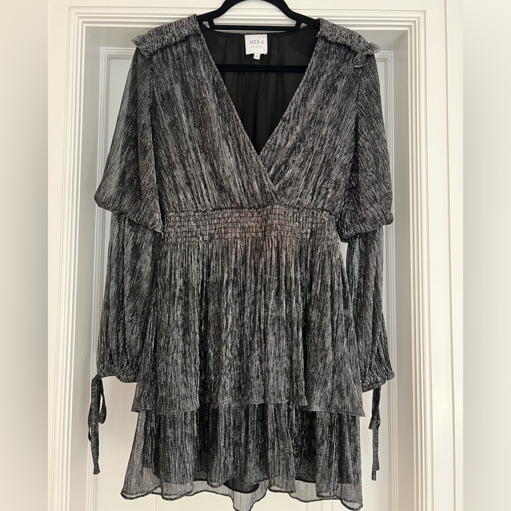 Misa Los Angeles Lurex dress. Size S.